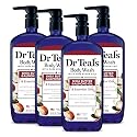 Dr Teal's Body Wash with Pure Epsom Salt, with Shea Butter & Almond Oil, 24 fl oz (Pack of 4) Beauty & Personal Care Dr Teal's