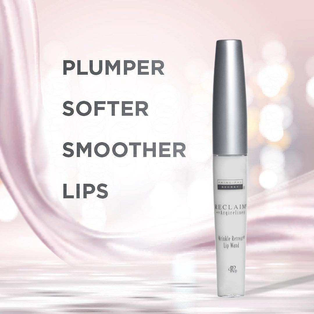 Principal Secret - Reclaim with Argireline - Wrinkle Retreat Lip Wand with Hyaluronic Acid to Replenish Dry Lips and Minimize Fine Lip Lines, 0.25 oz Beauty & Personal Care Principal Secret