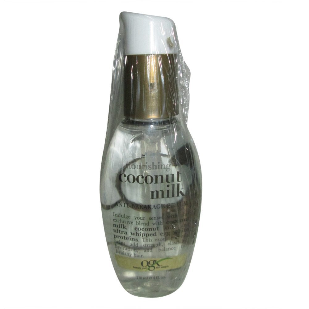 Vogue International Ogx Serum AntiBreakage Ounce 118ml, Nourishing Coconut Milk, 4 Fl Oz Beauty & Personal Care OGX