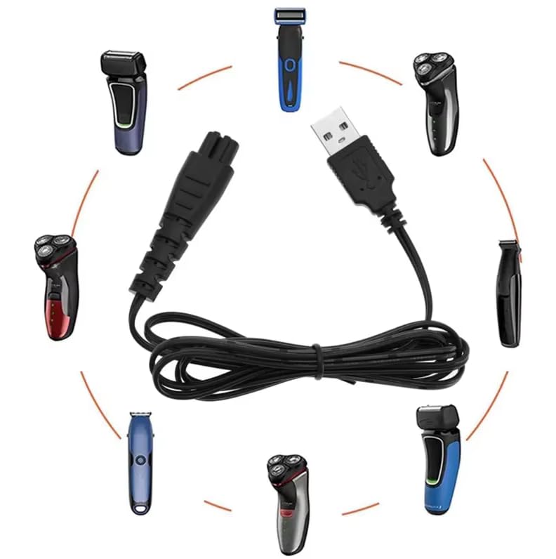 Tuchaolan 5V USB Charger for Hatteker RFC-588 RFC-598 RFC-690 RFC-692 RFC-696 RSCX-7568 RSCX-9598 Electric Shaver USB Plug Charging Razor Adapter Beauty and Personal Care Tuchaolan