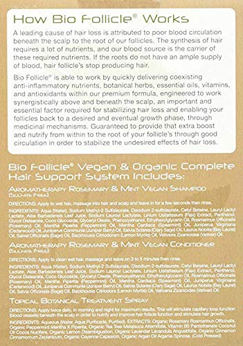 Bio Follicle 3 Step Treatment Package : Includes Shampoo, Conditioner, and Spray Beauty & Personal Care Bio Follicle