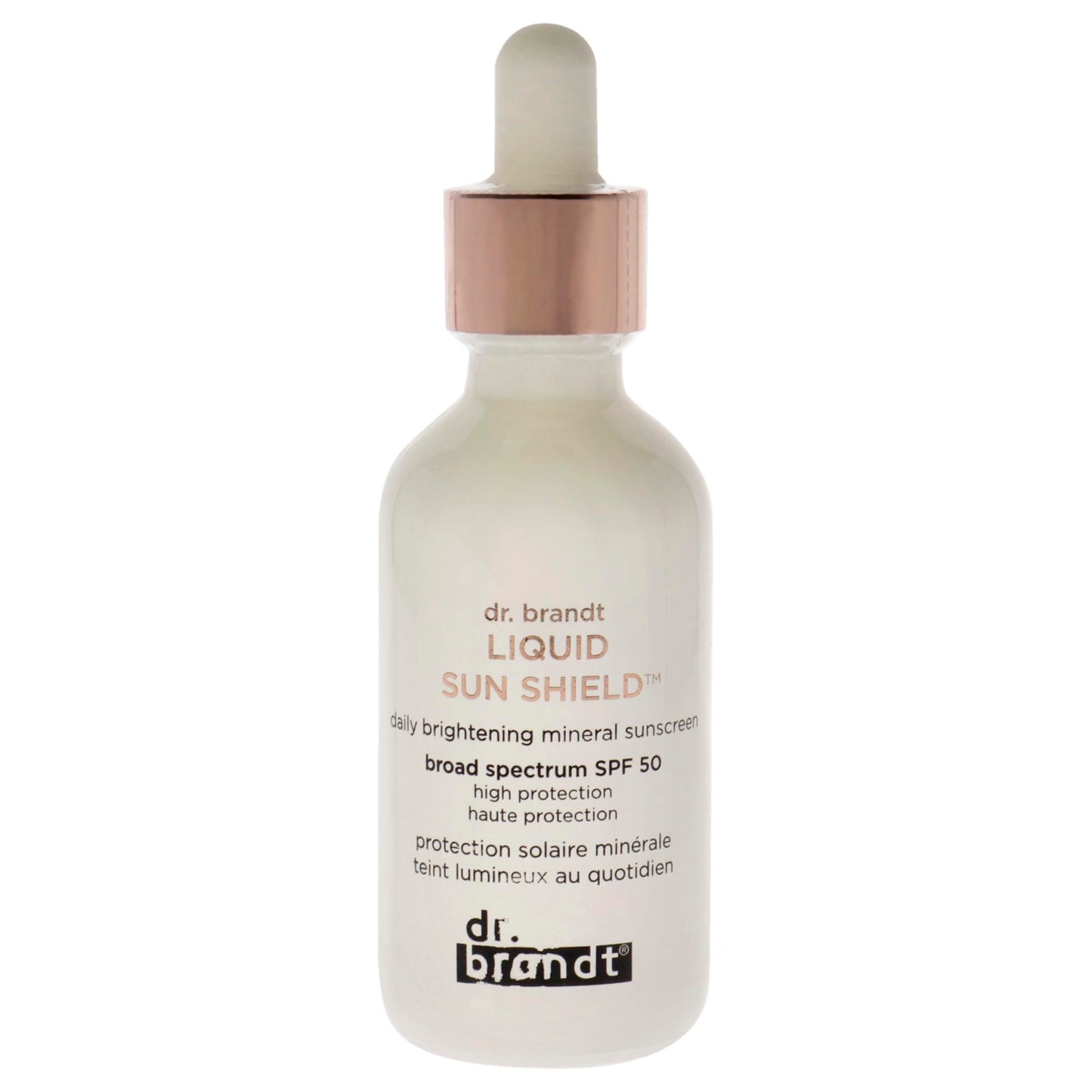 Dr. Brandt Liquid Sun Shield. SPF 50 UVA/UVB Mineral Face Sunscreen. HEV/Blue Light, Infrared and Pollution Protection. Non-Nano Zinc Oxide, Reef-Safe Beauty & Personal Care Dr. Brandt Skincare