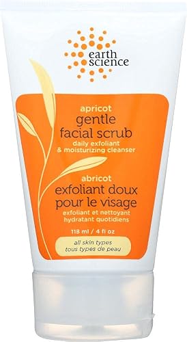 Earth Science Facial Scrub Apricot Gentle - 4 Fl Oz3 Beauty & Personal Care Earth Science