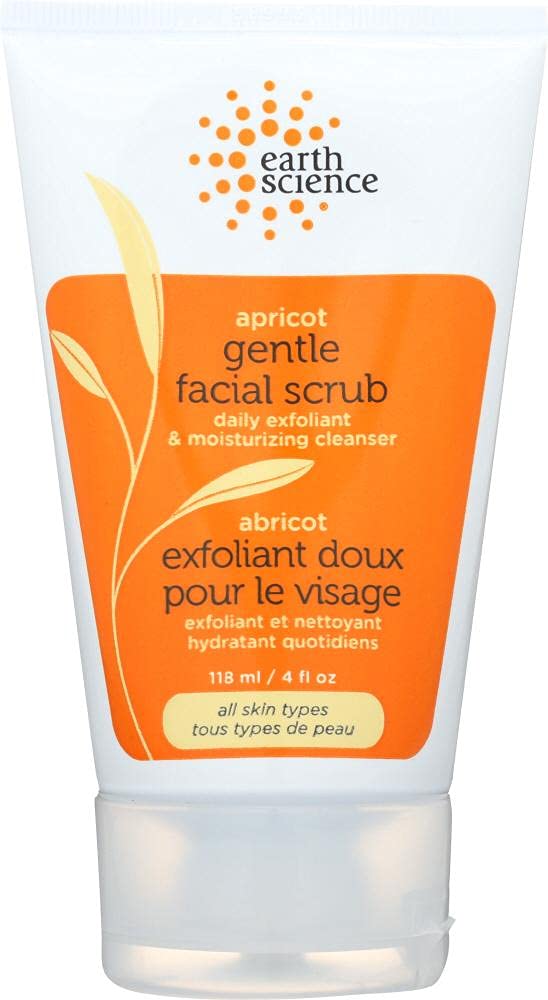 Earth Science Facial Scrub Apricot Gentle - 4 Fl Oz3 Beauty & Personal Care Earth Science