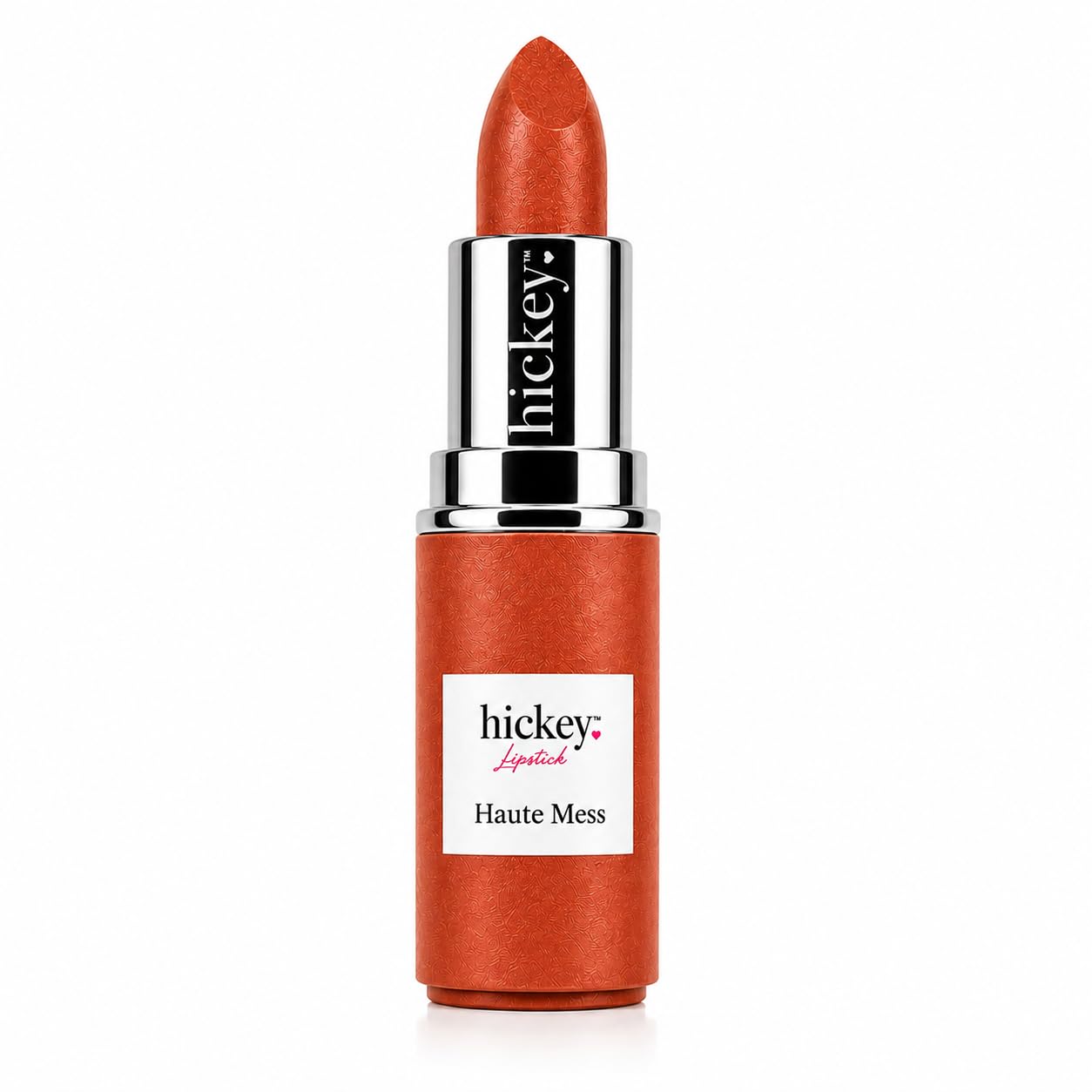 Hickey Lipstick Refill - Haute Mess (Terracotta) - Hydrating Formula with Jojoba Oil, Long Lasting Velvet Finish Lipstick for Women - Vegan & Beauty & Personal Care Hickey