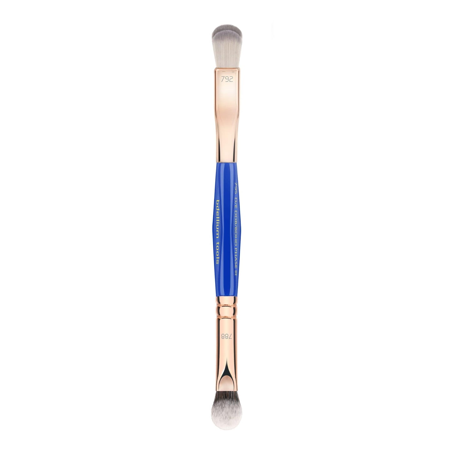 Bdellium Tools Professional Makeup Brush Golden Triangle 795 Double-Ended Eye Double Dome Blender/BHHD Phase III with 792/788 double-ended Beauty & Personal Care BDELLIUM TOOLS