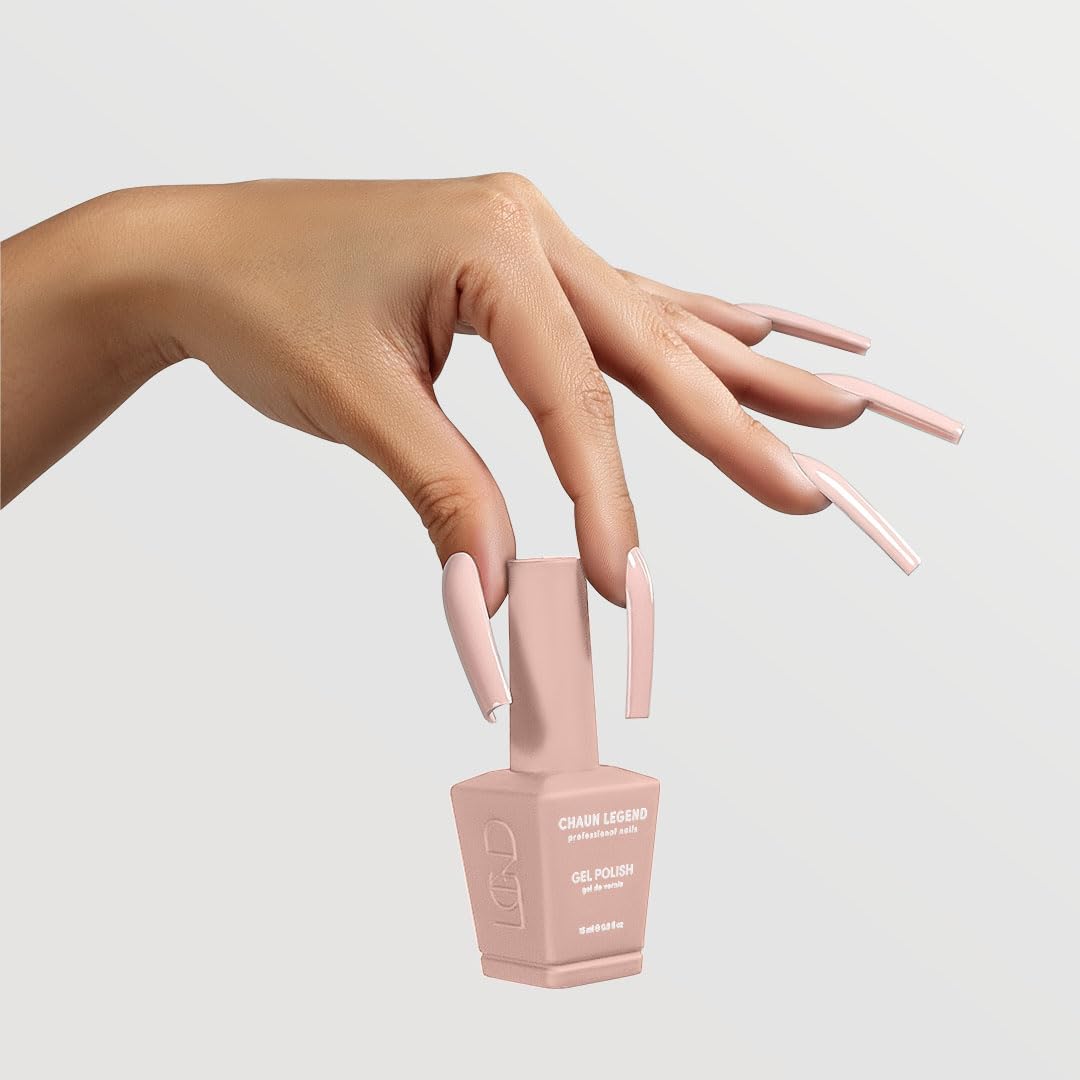 Chaun Legend UV Gel Nail Polish, 0.5 Ounce Long Lasting Salon Quality, Bubble Free Professional Manicures, Quick Dry High Shine, Sweet Life LG5012