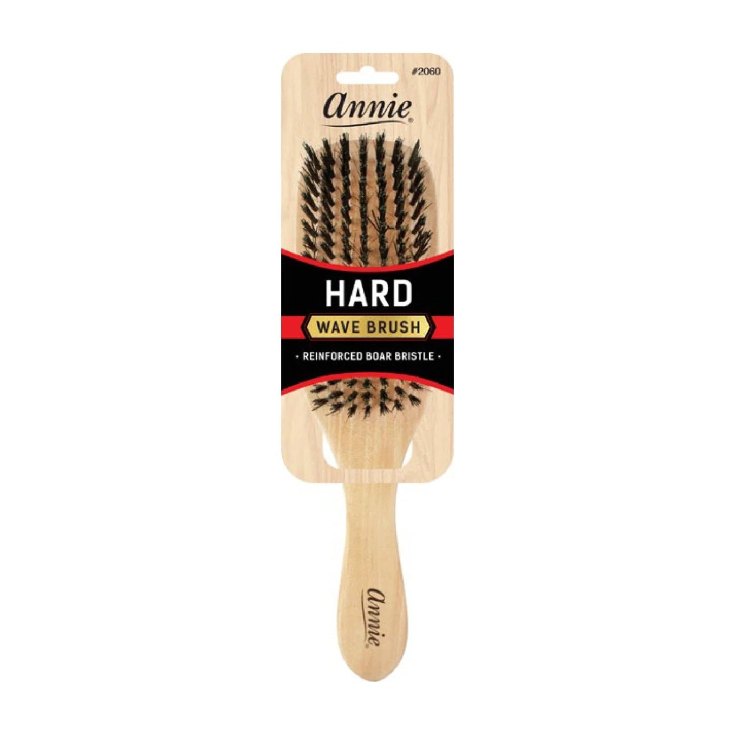 Annie Hard Wave Boar & Nylon Bristle Brush Light Brown Beauty & Personal Care Annie