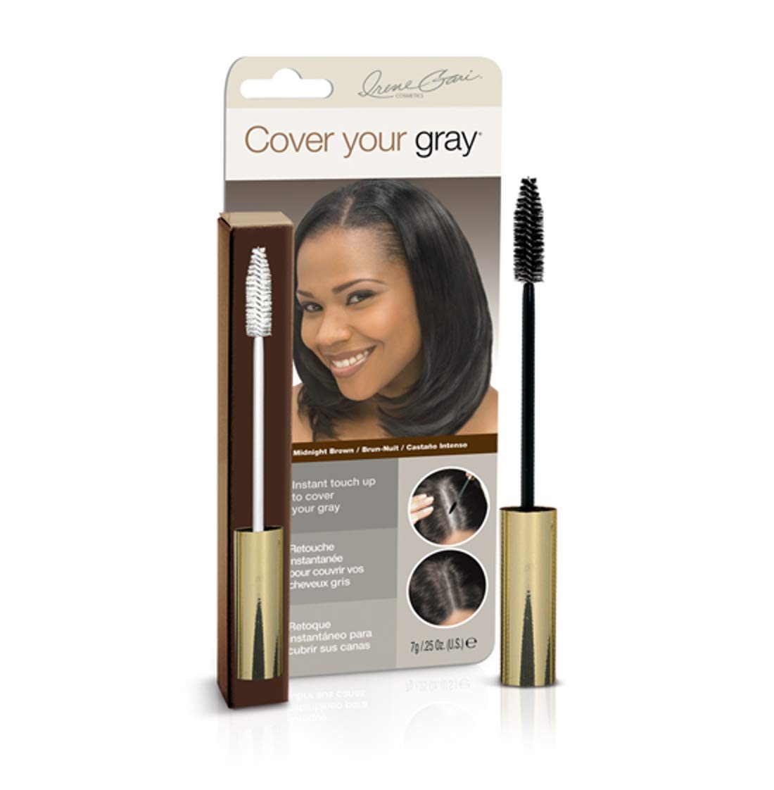 Cover Your Gray Brush-in Wand - Midnight Brown (Pack of 6) Beauty & Personal Care Cover Your Gray