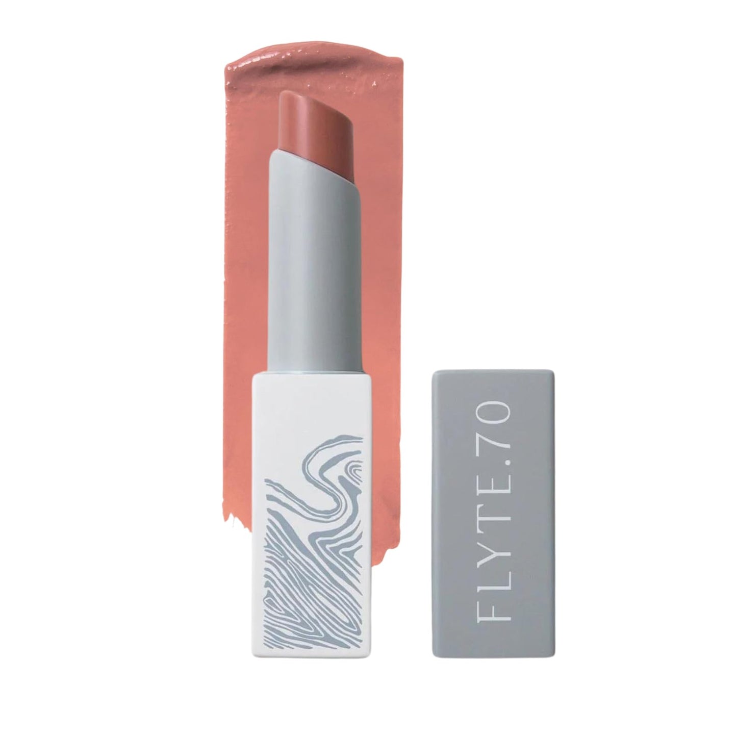 FLYTE.70 Pink Nude Lip Sheer Buildable Lip Balm Soft Shine Silky Smooth Application with Hyaluronate, Vitamin E, Squalene, Coconut Oil High Impact Beauty & Personal Care FLYTE.70