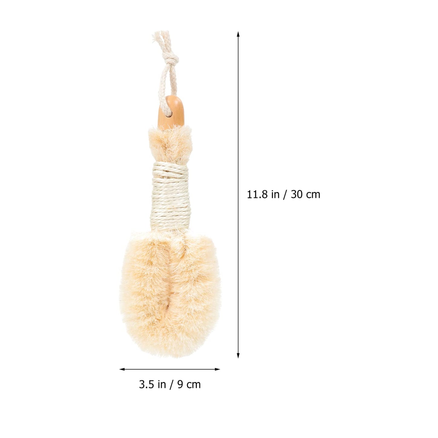Bath Scrub Brush Plant Body Scrubber Lightweight Shower Exfoliating Brush with Comfortable Handle for Deep Cleansing and Skin Massage Beauty and Personal Care Beaupretty