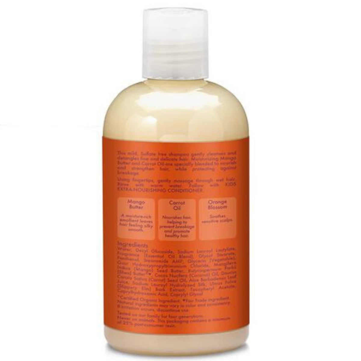 Shea Moisture Kids Shampoo - Extra-Nourishing Shea Butter, Mango & Carrot Hair Detangler with Orange Blossom Extract, Sulfate-Free Shampoo for Kids, 8 Beauty & Personal Care Shea Moisture