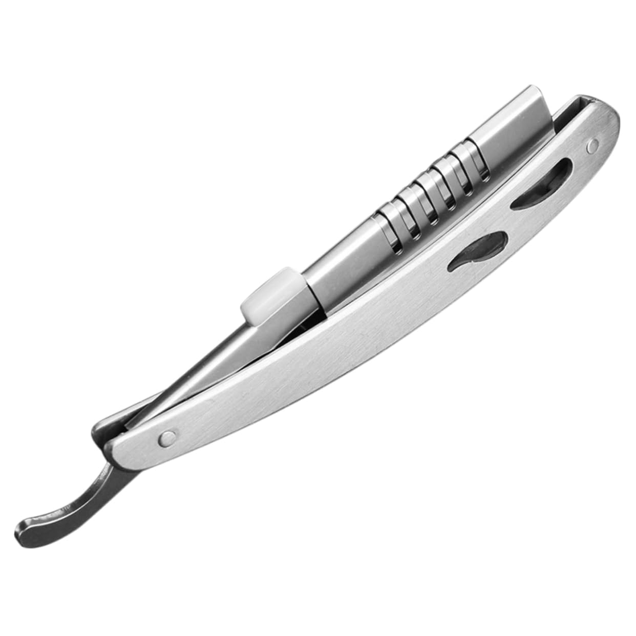 NIYANGLE Stainless Steel Manual Shaver Blade Holder for Men Barber Razor Blades Stand Sturdy Metal Shaving Supply Compatible Manual Razors Beauty and Personal Care NIYANGLE