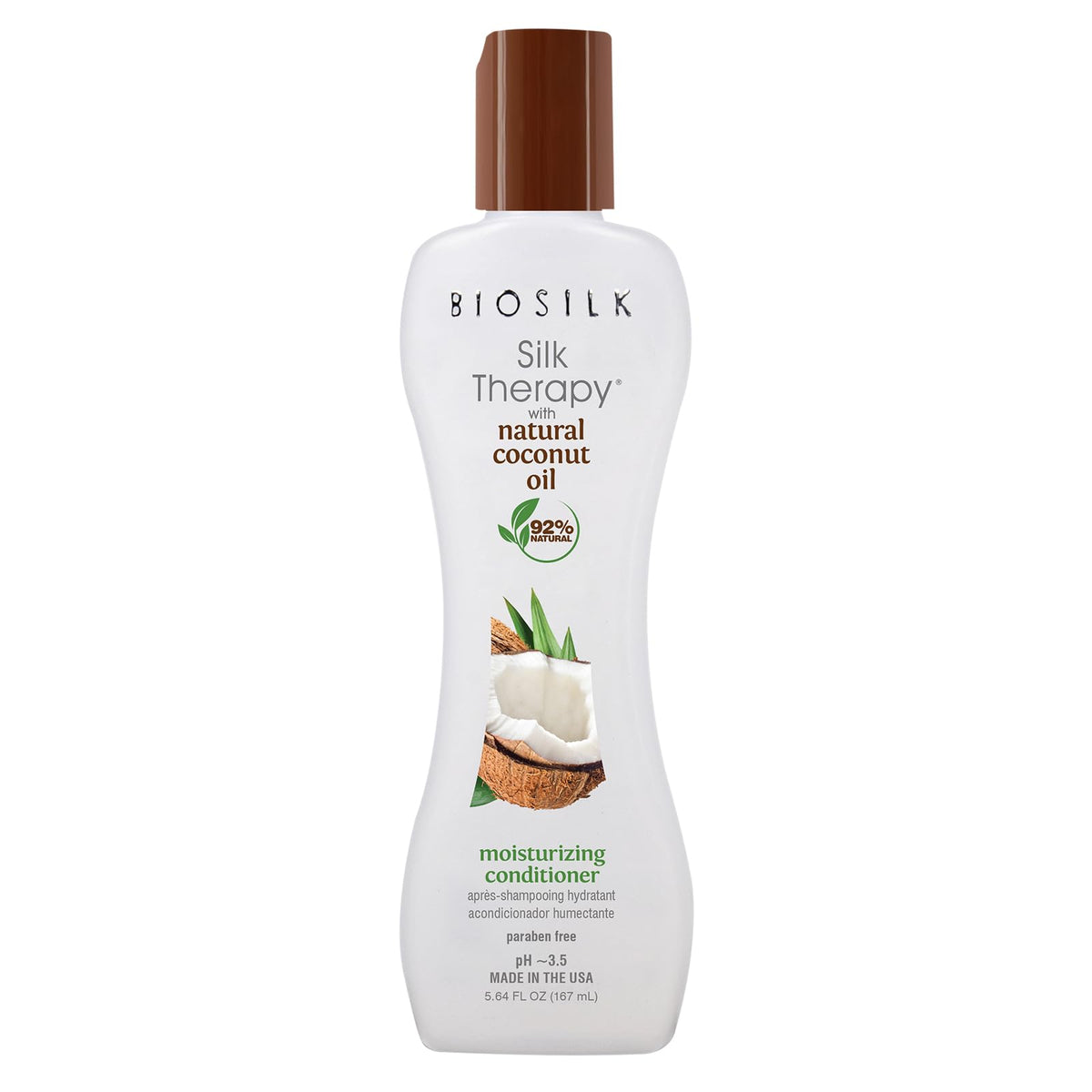 BioSilk Silk Therapy with Natural Coconut Oil Moisturizing Conditioner