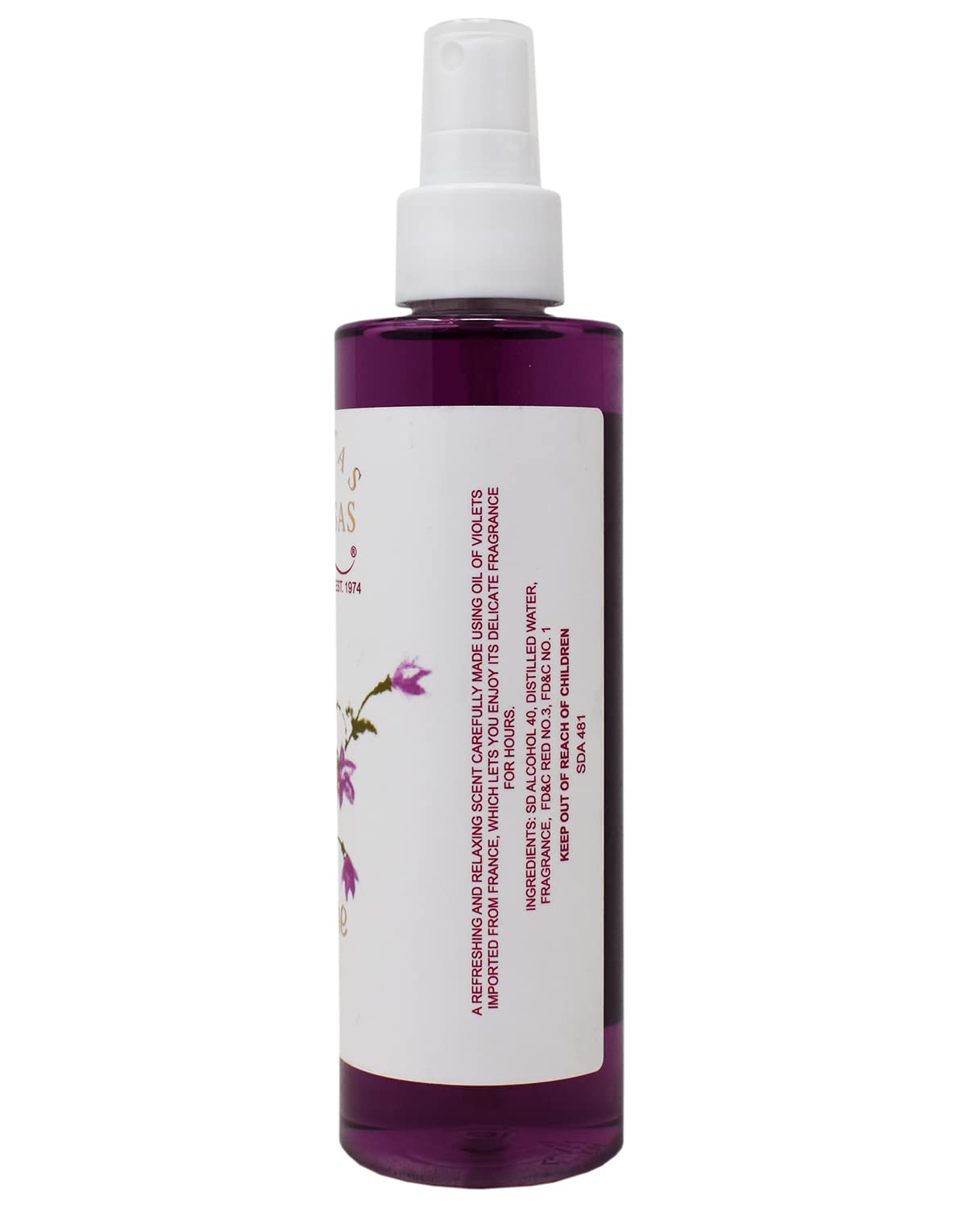 ELP ESSENTIAL Violetas Francesas Cologne 8 oz Beauty & Personal Care ELP ESSENTIAL