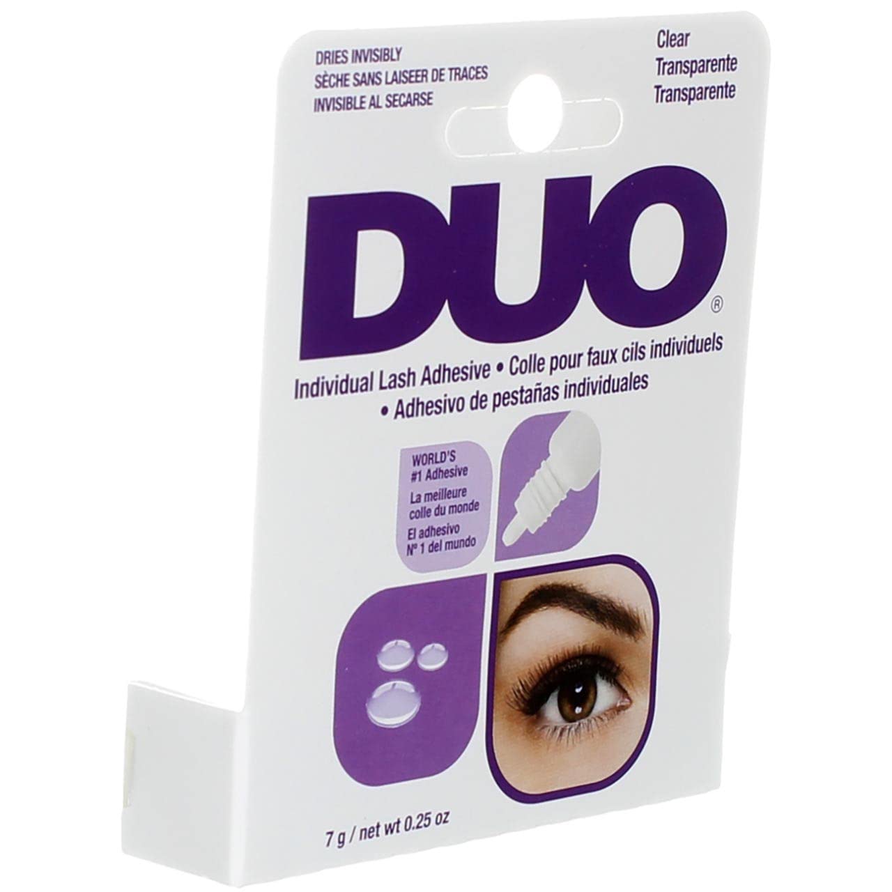 Duo Eyelash Individual Adhesive Clear 0.25 Ounce (7ml) (2 Pack) Beauty & Personal Care DUO