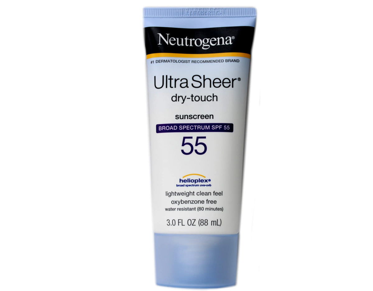 Neutrogena Ultra Sheer Dry-Touch Sunscreen SPF 55 3 oz (5 Pack) Beauty & Personal Care Pharmapacks