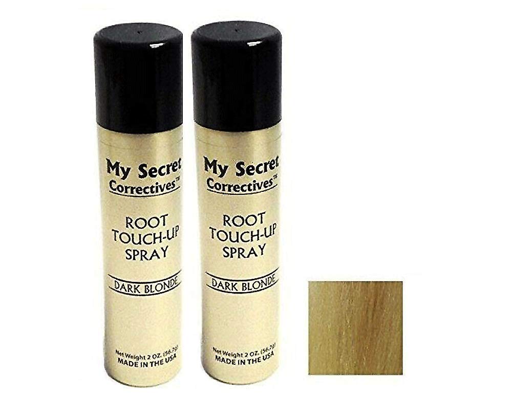 My Secret Correctives Hair Highlighter and Root Touch-up Spray TWO PACK - DARK BLONDE - 2oz x 2 Beauty & Personal Care My Secret Correctives