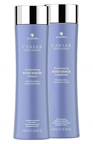 Alterna Caviar Anti-Aging Restructuring Bond Repair Shampoo/ Conditoner Set, 8.5 Fl Oz (Pack of 2) Beauty & Personal Care Alterna