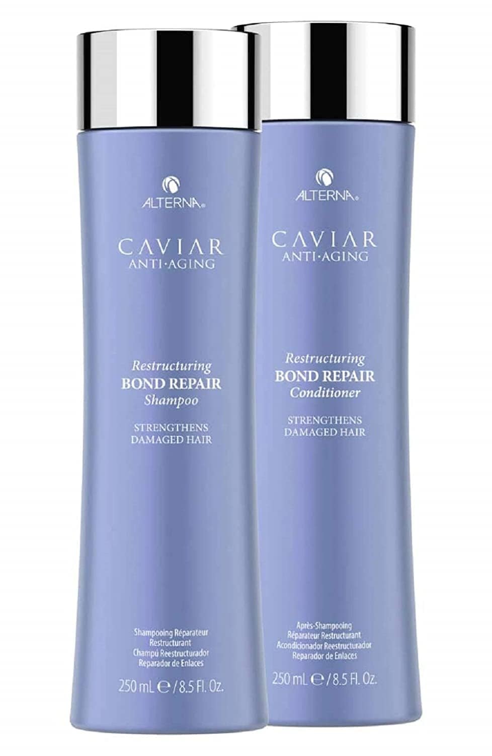 Alterna Caviar Anti-Aging Restructuring Bond Repair Shampoo/ Conditoner Set, 8.5 Fl Oz (Pack of 2) Beauty & Personal Care Alterna