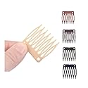50 Plastic Wig Combs - 7-Teeth Hair Clips for Wig Making and Accessorizing (Blonde) Beauty & Personal Care YANTAISIYU