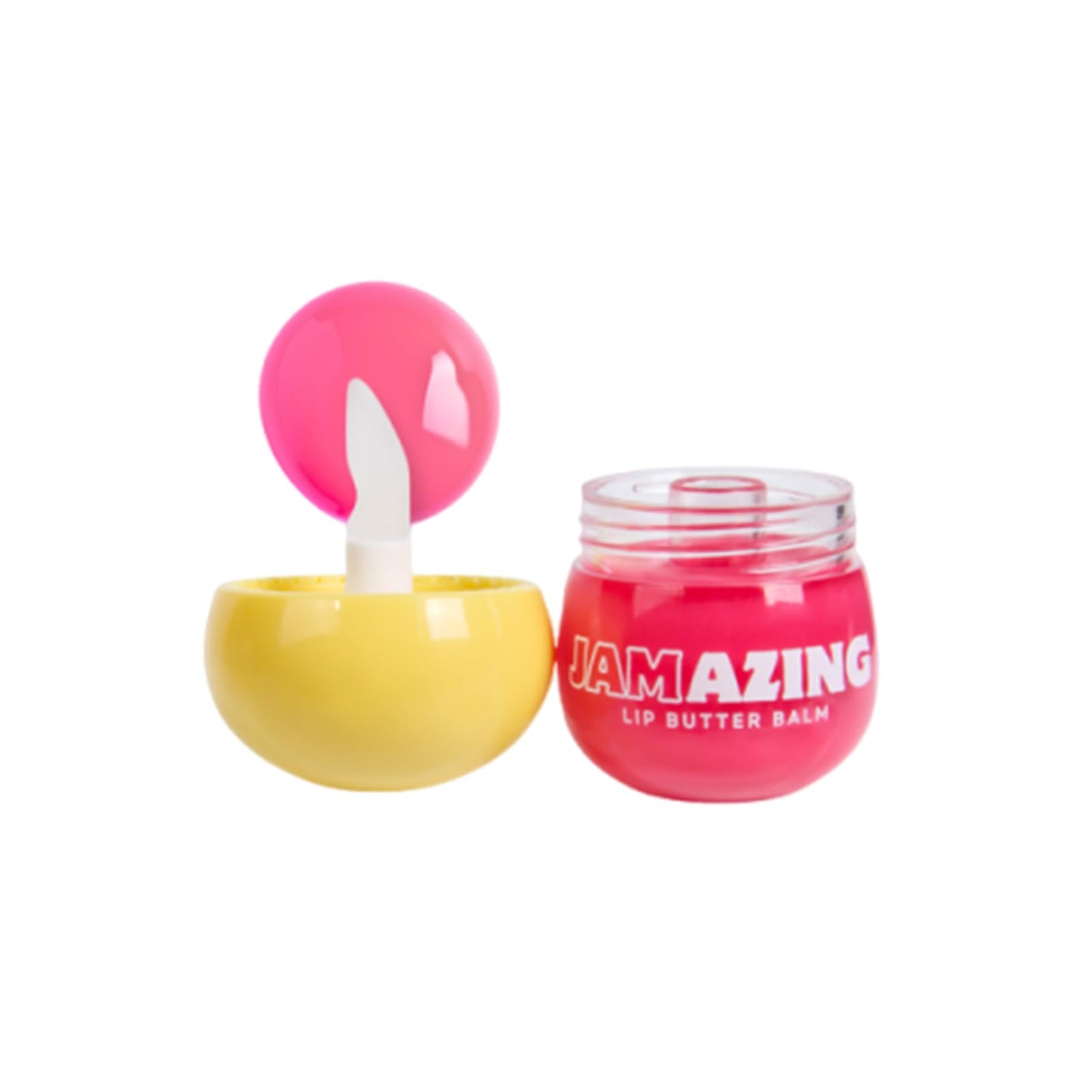 Jamazing Lip Butter Balm Guava Jam by Oz Lab High Shine Tinted Lip Balm Moisturizing Non Sticky Vegan Cruelty Free Hydrating Lip Gloss for Dry Lips Beauty and Personal Care OZ LAB