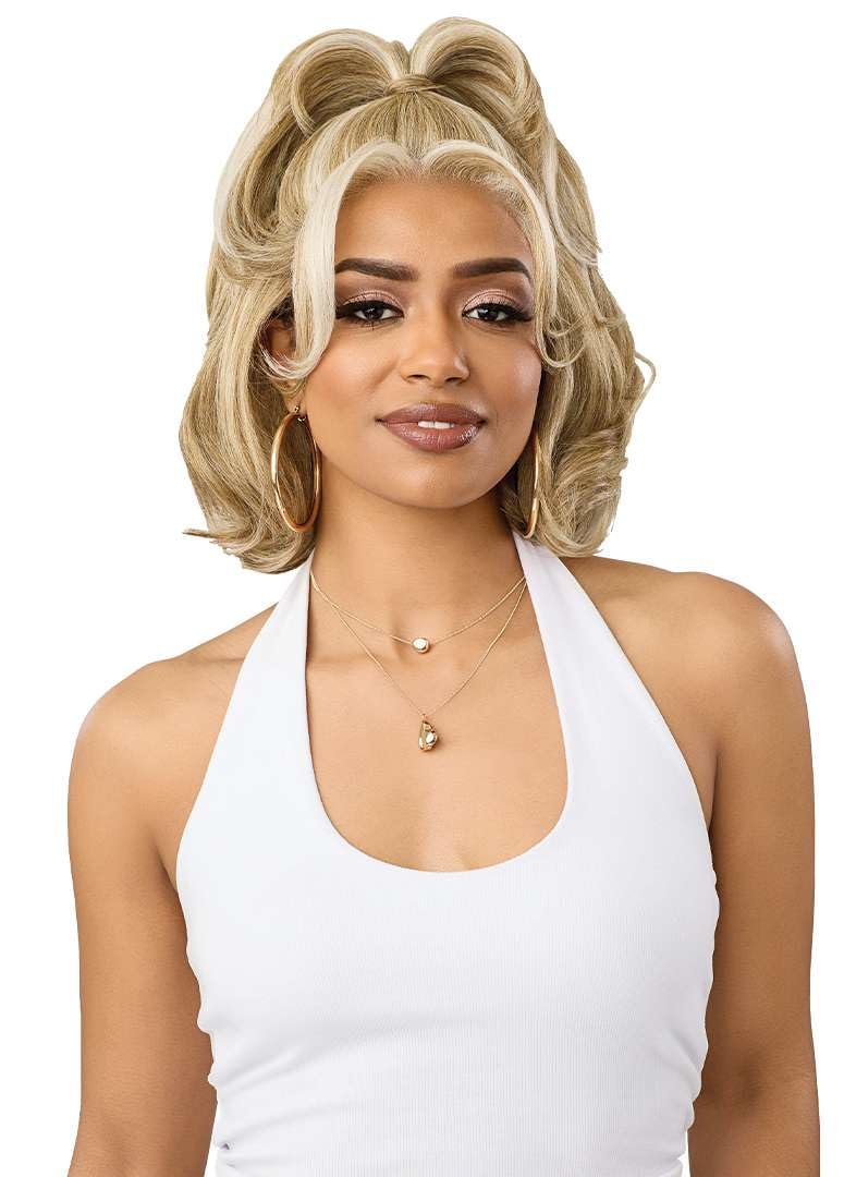 Outre Lace Front Wig - Perfect Hair Line 13X4 - PH 22 (BROWN GRAY 34)