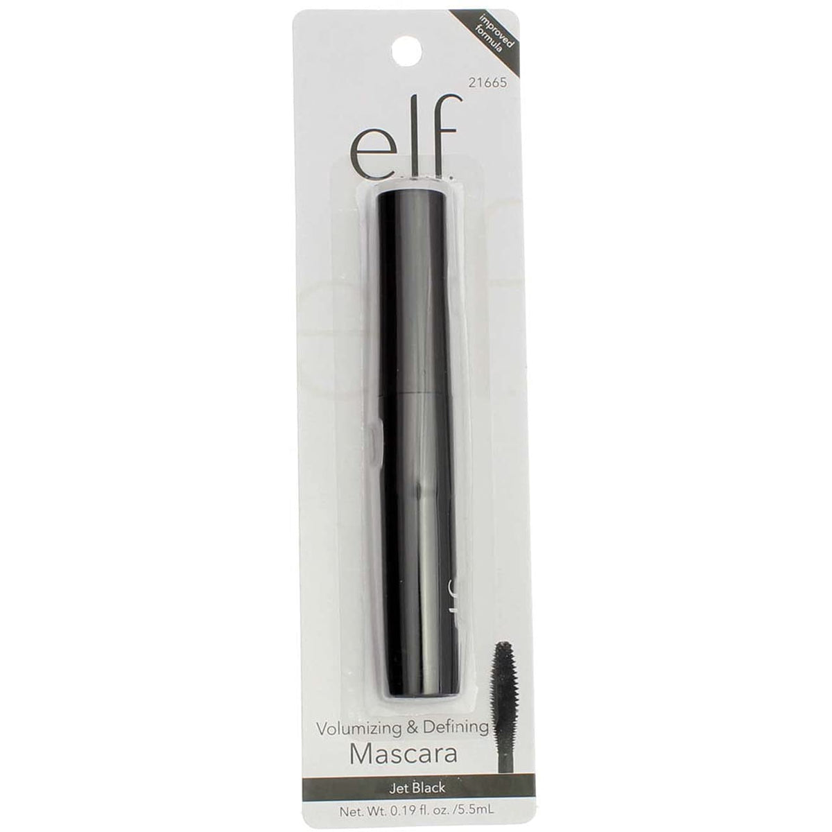 e.l.f. Cosmetics volumizing defining mascara, Jet Black, 0.185 Fl Oz Beauty & Personal Care e.l.f.