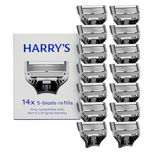 Harry's Original Razor Blades for Men - 14 Count - Premium Razor Blade Refill Cartridges - German Engineered Beauty and Personal Care Harry's Default Title