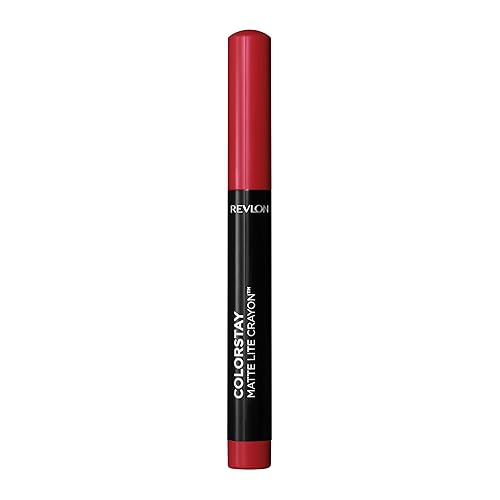 REVLON ColorStay Matte Lite Crayon Lipstick with Built-in Sharpener, Smudge-proof, Water-Resistant Non-Drying Lipcolor, 010 Air Kiss, 0.049 oz Beauty & Personal Care REVLON