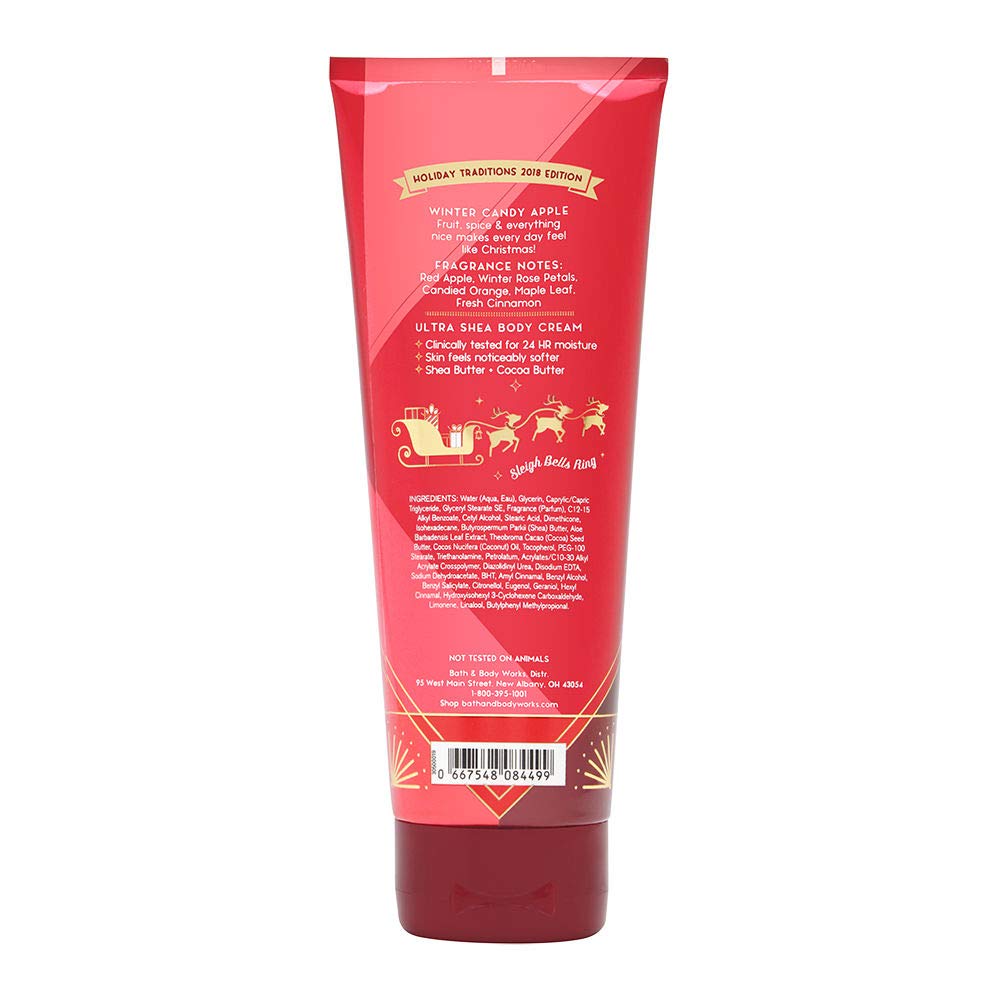 Bath & Body Works Winter Candy Apple Ultra Shea Body Cream, 8 Ounce Beauty & Personal Care Bath & Body Works