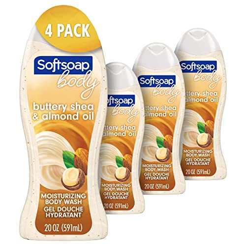 Softsoap Softsoap moisturizing body wash, shea and almond oil - 20 fluid ounce (4 pack), 20 Ounce Beauty & Personal Care Softsoap