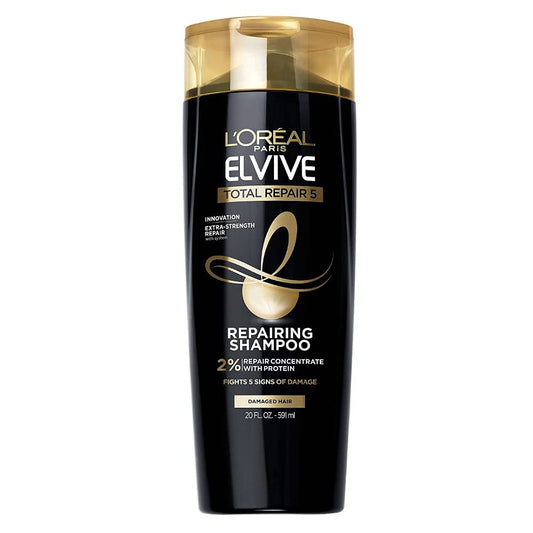 L'Oreal Paris Elvive Total Repair 5 Repairing Shampoo, 20 Fl Oz (Packaging May Vary)