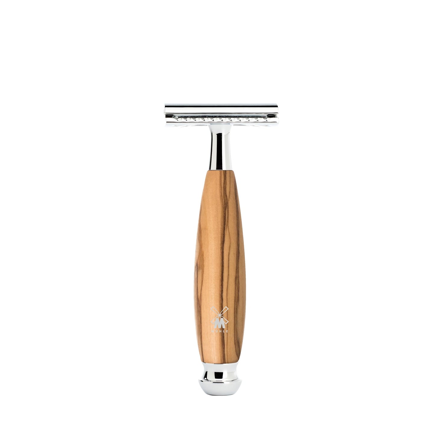 MÜHLE VIVO Olive Wood Closed Comb Safety Razor - Clean Shaving, Modern Design Beauty and Personal Care MÜHLE