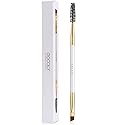 Docolor Eyebrow Brush Duo Eyebrow Spoolie Professional Angled Eye Brow Brush Perfect for Lining and Shaping Brows, Spoolie for Brows or Lashes White Beauty & Personal Care docolor
