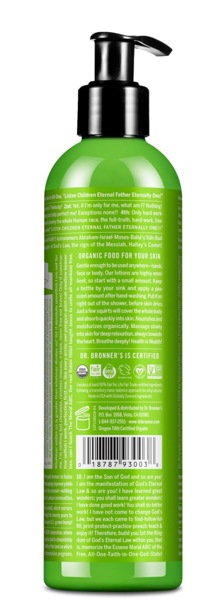 Dr. Bronner's Body lotion patchouli lime 8 oz by Dr. Bronner's Beauty & Personal Care Dr. Bronner's