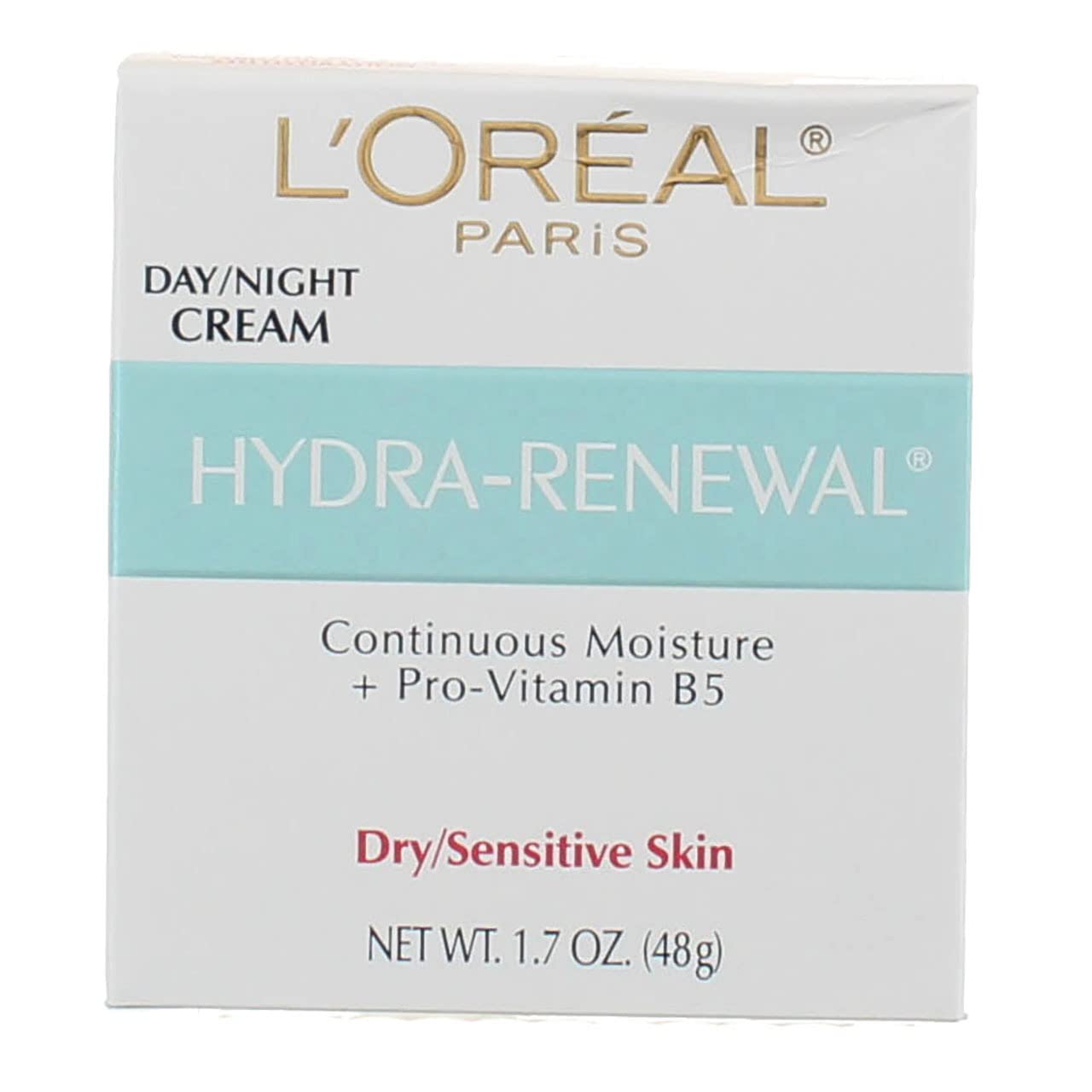 L’Oreal ParisDermo-Expertise Hydra-Renewal Continuous Moisture Cream Dry/Sensitive Skin 1.70 oz (Pack of 4) Beauty & Personal Care L'Oreal Paris