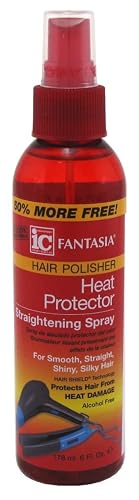 Fantasia Heat Protector Straightning Spray 6 Ounce (177ml) (6 Pack) Beauty & Personal Care Fantasia