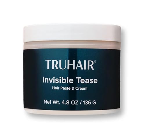 Truhair Invisible Tease Styling Cream and Paste | Men’s & Women’s Hair Styling Cream for Shaping, Texturizing, and Hold | Lightweight & Non-Greasy Beauty & Personal Care Truhair