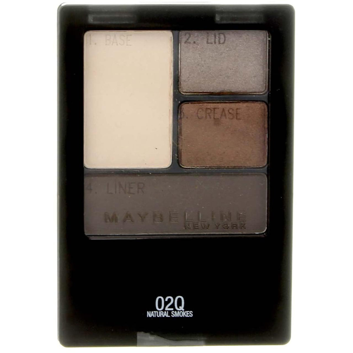 Maybelline New York Expert Wear Eyeshadow Quads, Natural Smokes [02Q] 0.17 Ounce