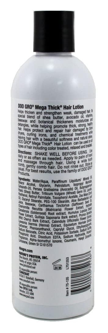 Doo Gro Growth Lotion Triple Strength 12 Oz