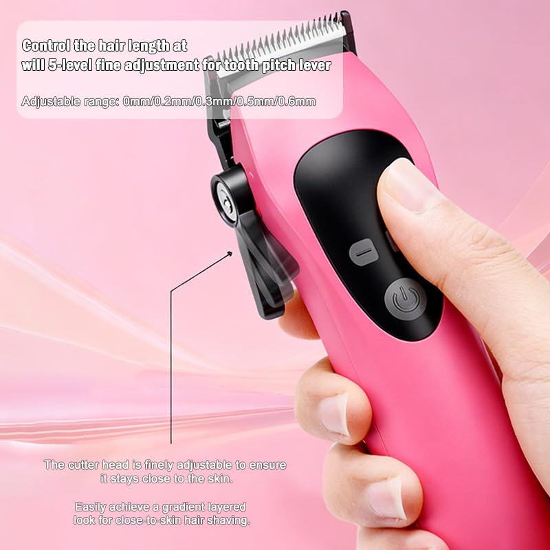 Professional Hair Clippers for Men - High Torque Motor, Low Heat, Cordless Rechargeable Barber with LED Dispaly,8 Magnetic Limit Combs, Charging Dock Beauty and Personal Care QDKVTNDJZ