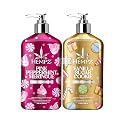 Hempz Holiday Body Lotion 2-Pack, Pink Peppermint Meringue and Vanilla Frosted Sugar Cookie Moisturizer, Fall and Winter Body Care, Gift for Men Beauty & Personal Care Hempz