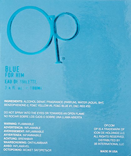 Ocean Pacific Blue for Him Eau De Toilette Spray, 3.4 Oz Beauty & Personal Care Ocean Pacific