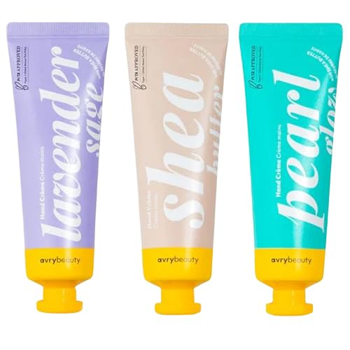 AvryBeauty Shea Butter Trio Set 1.5 oz. - 3 Pack, Shea Butter Lotion for Dry Skin, Vegan Hand Cream for Women & Men Beauty & Personal Care AVRYBEAUTY
