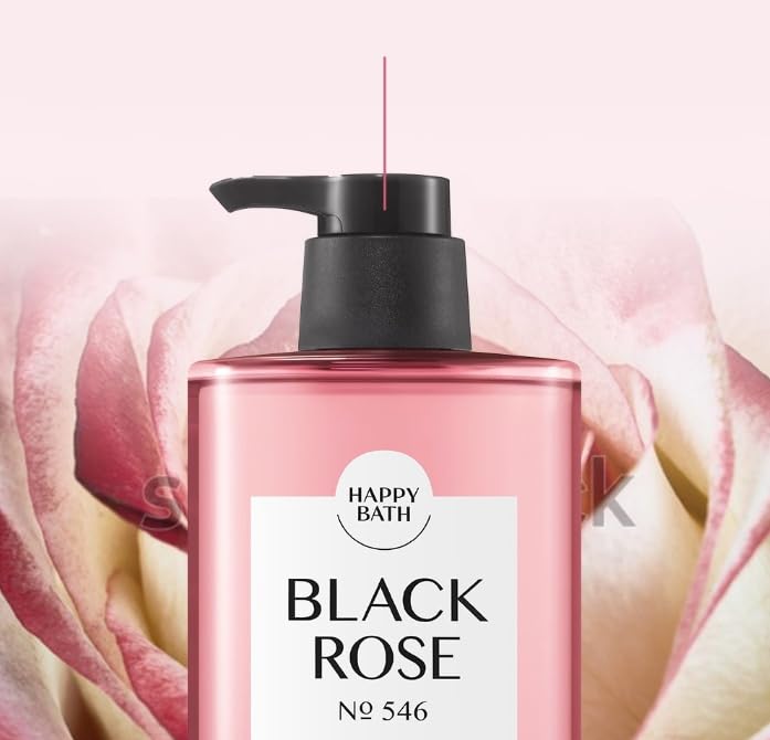 ZEESOON Happy Bath Moisture Performed Shower Body Wash for Women, Men No 546 (760ml 25.69 fl oz.) (Black Rose) Beauty & Personal Care ZEESOON