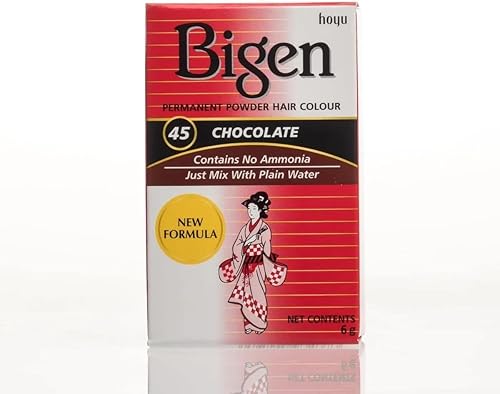 Bigen Powder Hair Color #45 Chocolate 0.21oz (3 Pack) Beauty & Personal Care Bigen