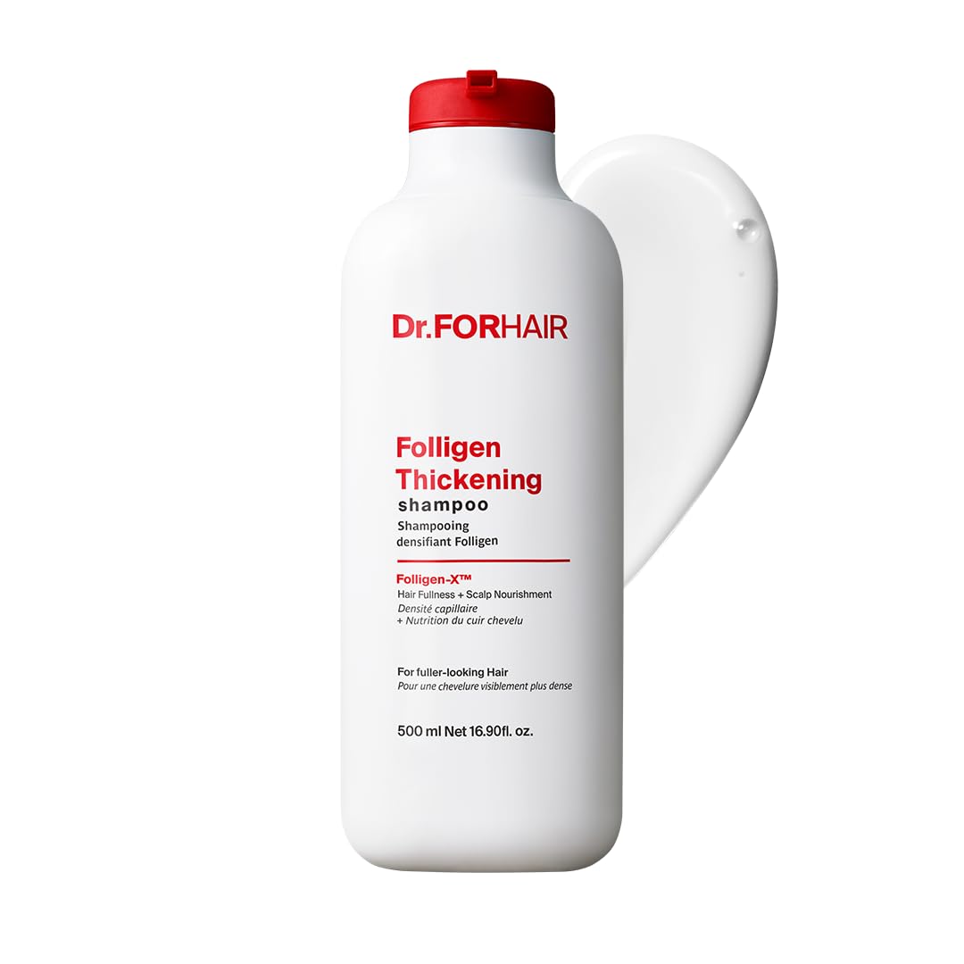 Dr.FORHAIR Folligen Thickening Shampoo 16.9 oz | Biotin, Salicylic Acid & Rosemary | Anti-Breakage | Helps Reduce Hair Loss Due to Breakage | Beauty and Personal Care DR.FORHAIR Default Title