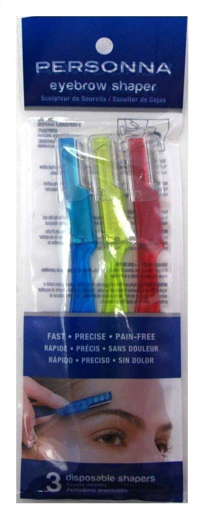 Personna Eyebrow Shaper For Men And Women - 3 Ea (Pack of 3) bundle Beauty and Personal Care Personna