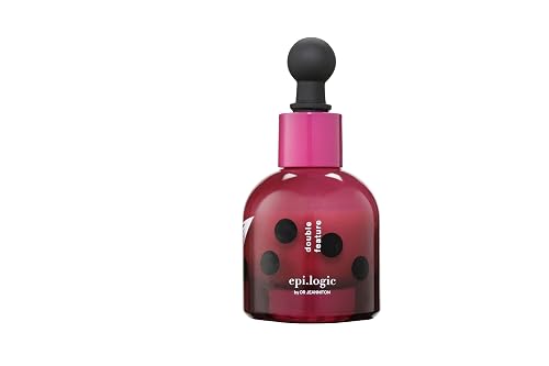 Double Feature, Time-Release Retinol + AHA Overnight Facial Hydration Serum with Vitamin A complex, Lactic & Mandelic Acid, Targets Fine Lines, Pores Beauty & Personal Care epi.logic